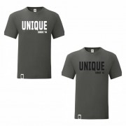 Unique Fitness Unisex Teeshirt - Black or White Print Options